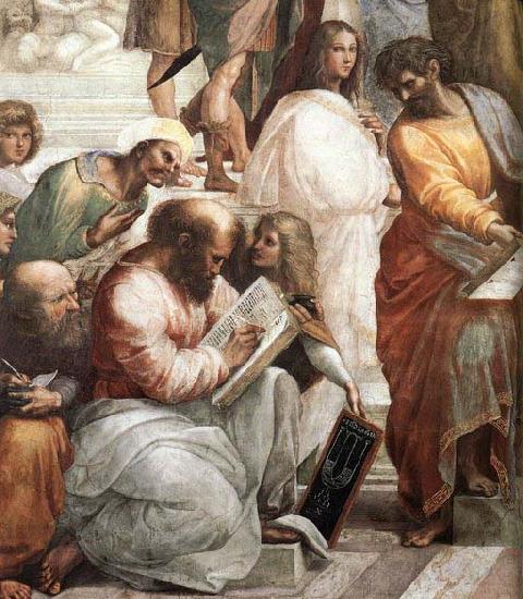 RAFFAELLO Sanzio The School of Athens oil painting image